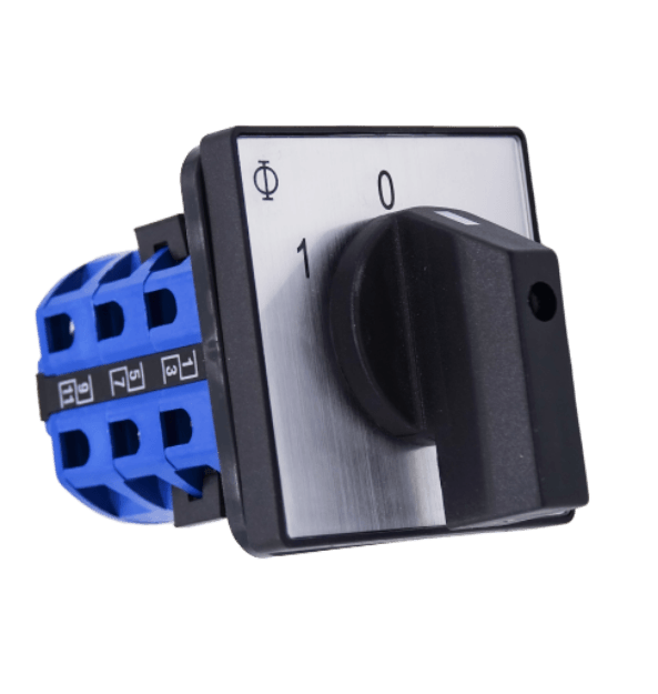 Stufen Drehschalter 3-polig, 25A 690V Schließer/Öffner