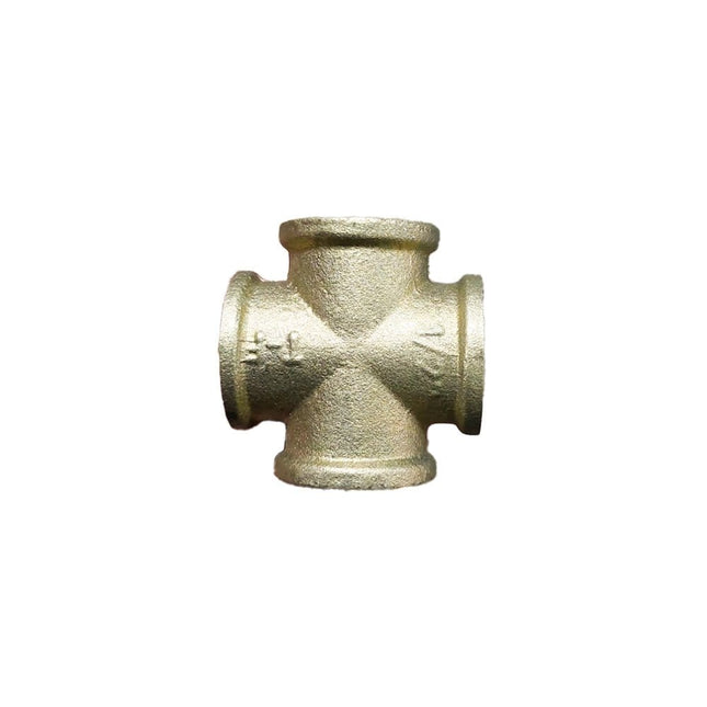 Temperguss Kreuzstück, 4x Innengewinde 1/2" 7980