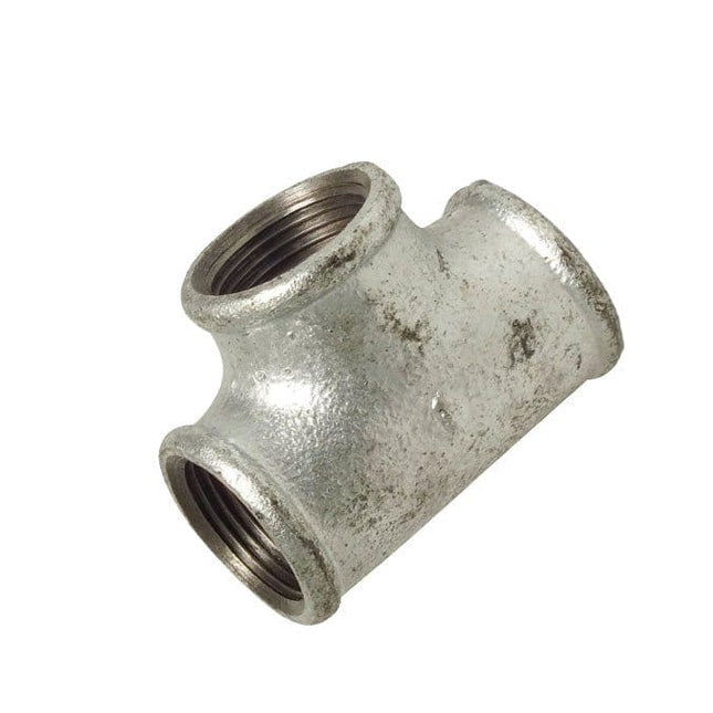 Temperguss T-Stück 90°, 3x Innengewinde 2 1/2"