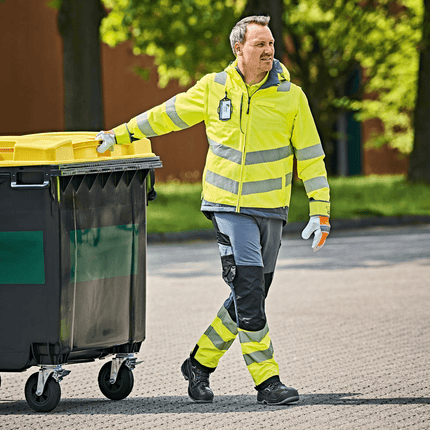 Warnschutzjacke 2-in-1 Arbeitsjacke mit Weste & Sorona®