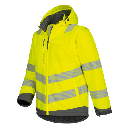 Warnschutzjacke 2-in-1 Arbeitsjacke mit Weste & Sorona®