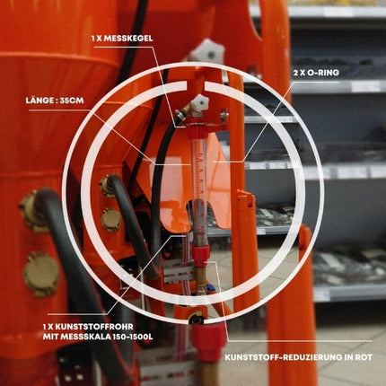 Wasserdurchflussmesser 150-1500 l/h