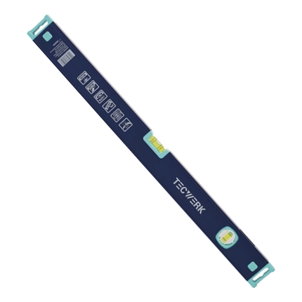 Wasserwaage Aluminium blau Spiegellibelle max. ±0,5 mm/m 200 cm
