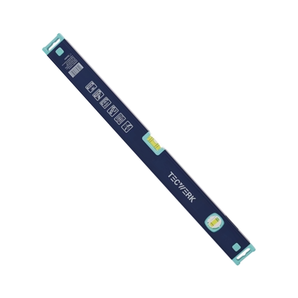 Wasserwaage Aluminium blau Spiegellibelle max. ±0,5 mm/m 150 cm