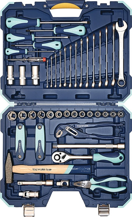 Werkzeugkoffer 47-teilig im Kunststoffkoffer 4-24 mm