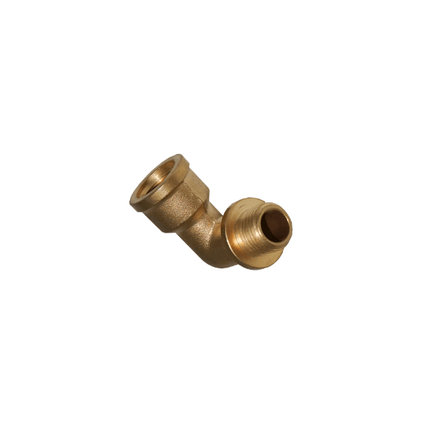 Winkelstück 90° Messing, Anschluss ¼″ 1343