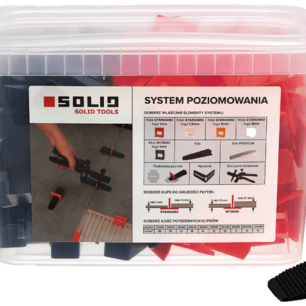 Zuglaschen 100 St. + Keile 50 St. + Zange für Fliesen Nivelliersystem